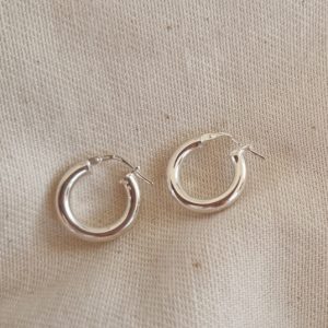 Sterling silver Hoops